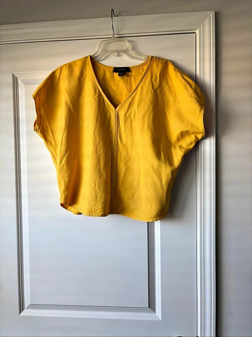Tart Yellow Short Sleeve Blouse